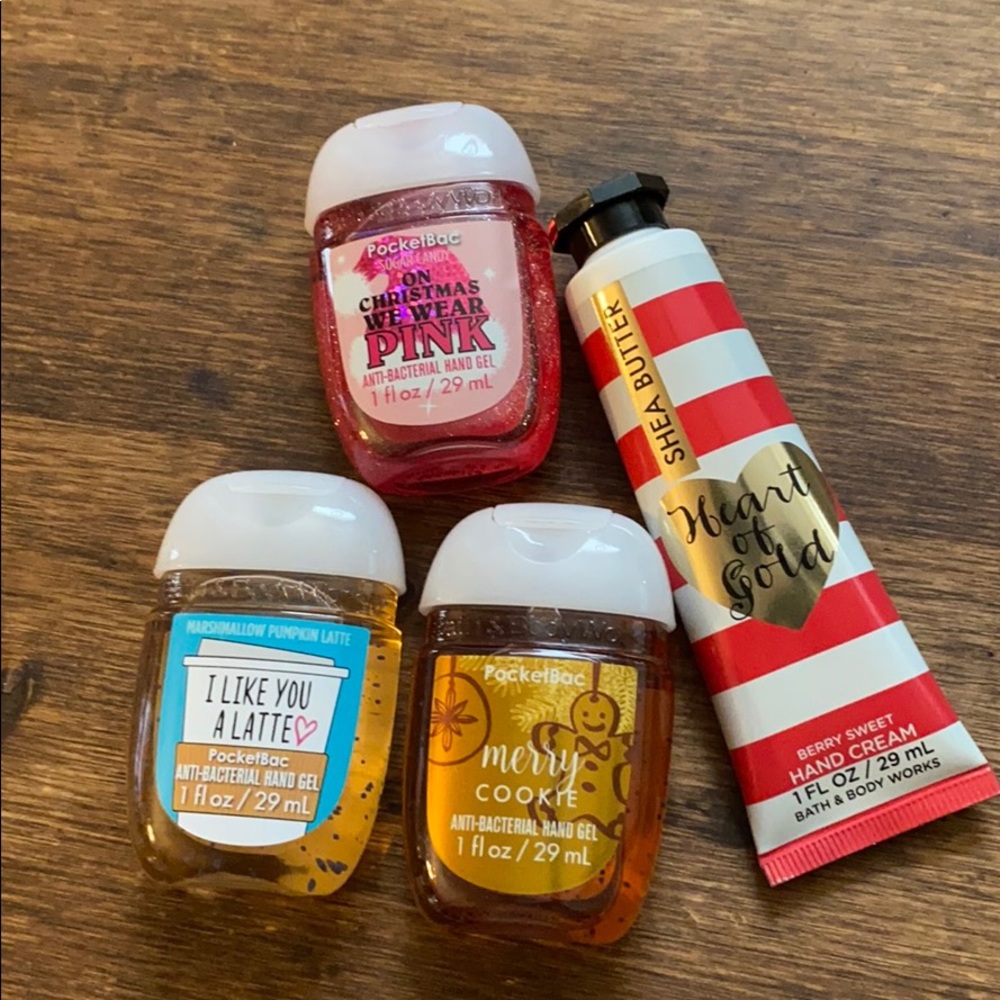 Bath & body works hand sanitizer/hand cream bundle